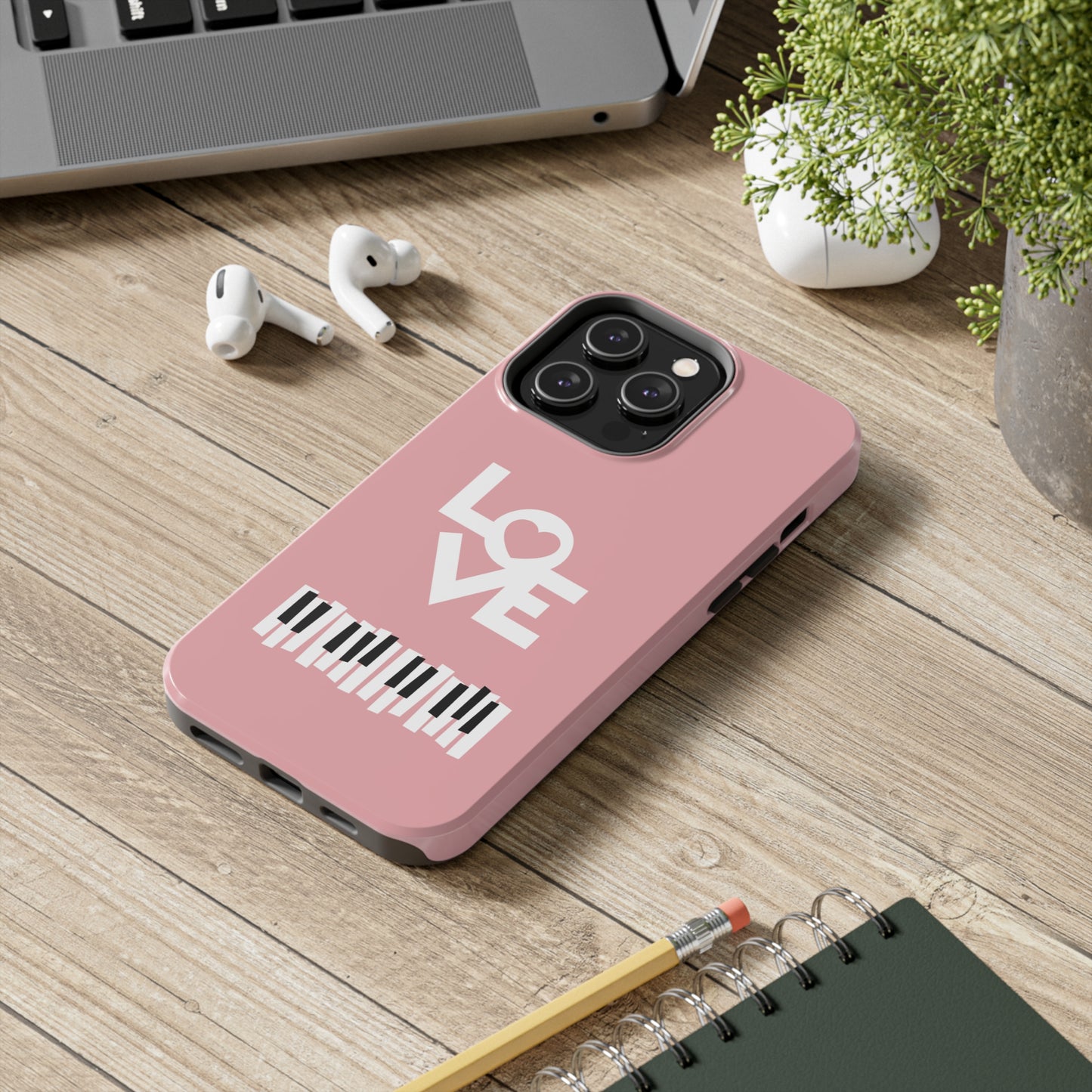 Pinkish Piano Love | Mostly iPhone Cases | MIC