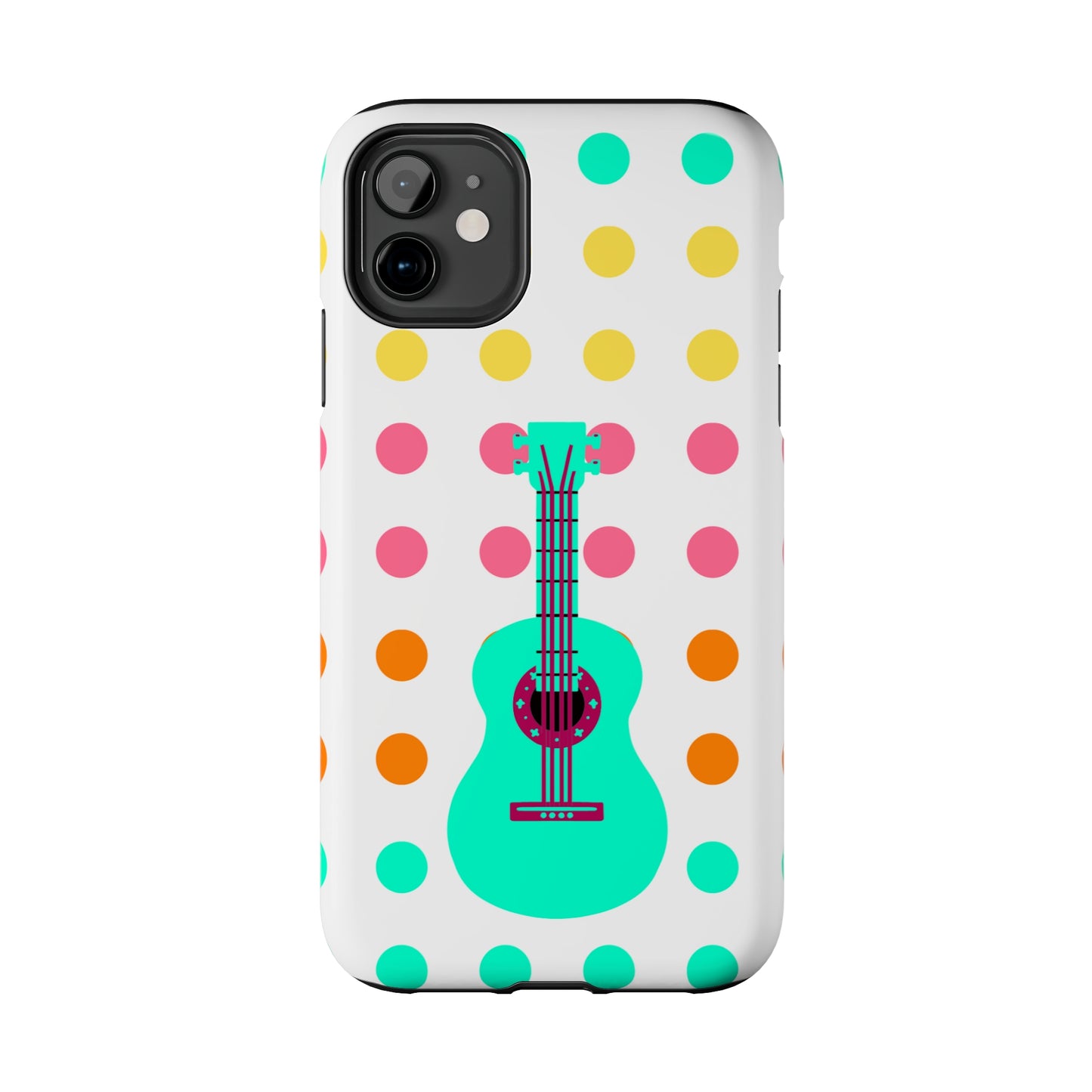 Guitar on Candy Buttons | Mostly iPhone Cases | MIC