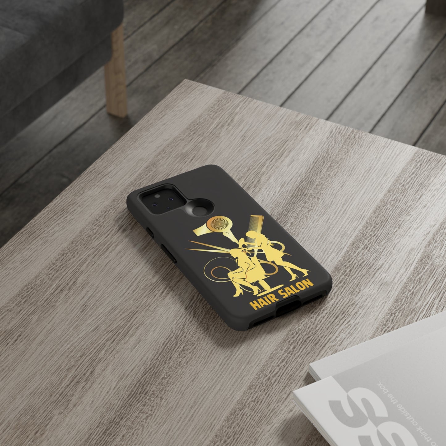 Black and Gold Hair Salon | Mostly Android Phone Cases | MAC