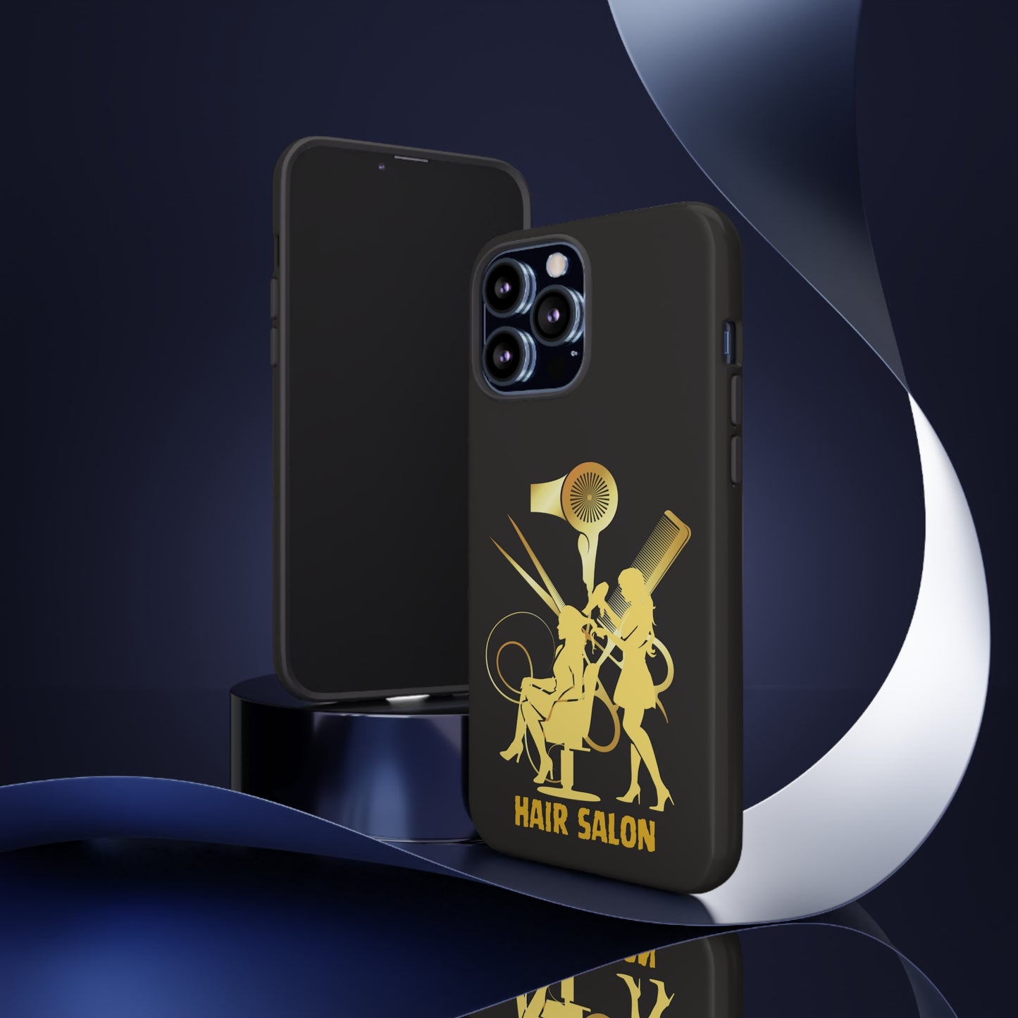 Black and Gold Hair Salon | Mostly Android Phone Cases | MAC