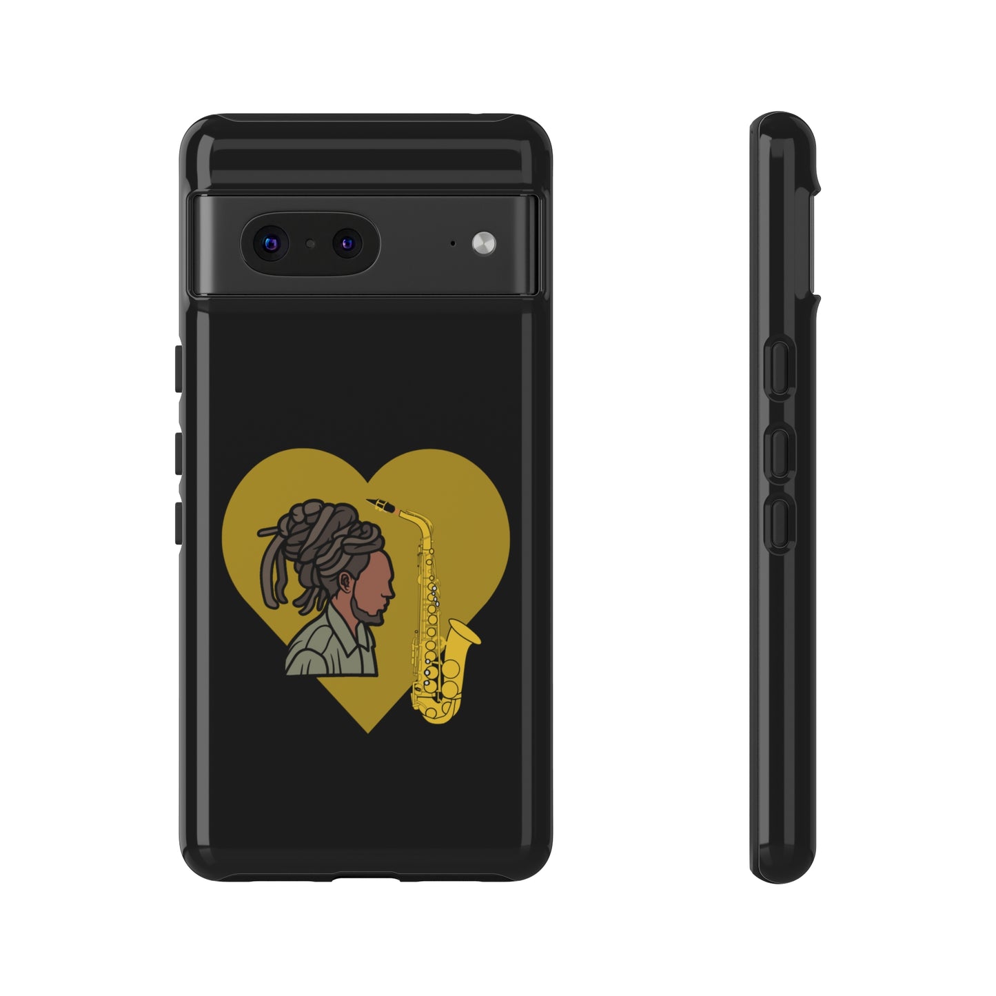 Dreadlock Man With Golden Heart | Mostly Android Cases |