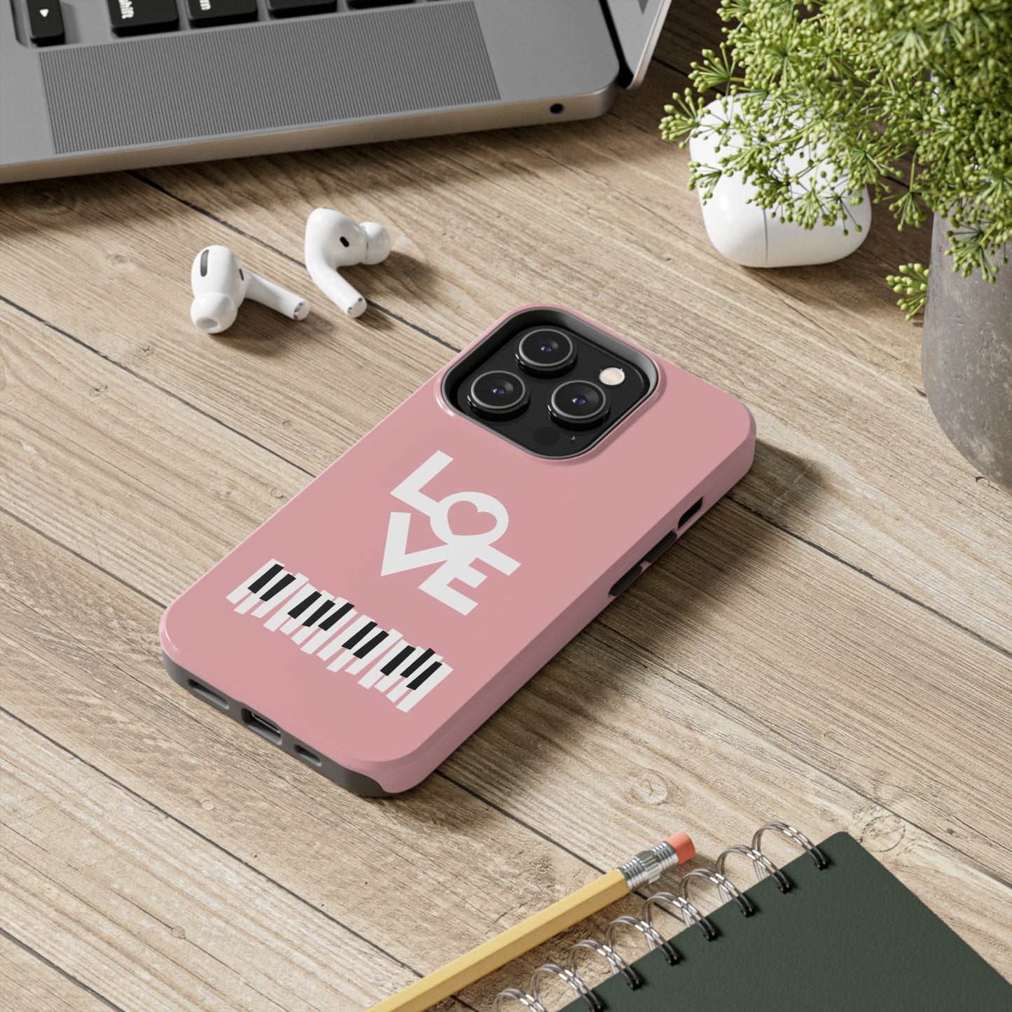 Pinkish Piano Love | Mostly iPhone Cases | MIC