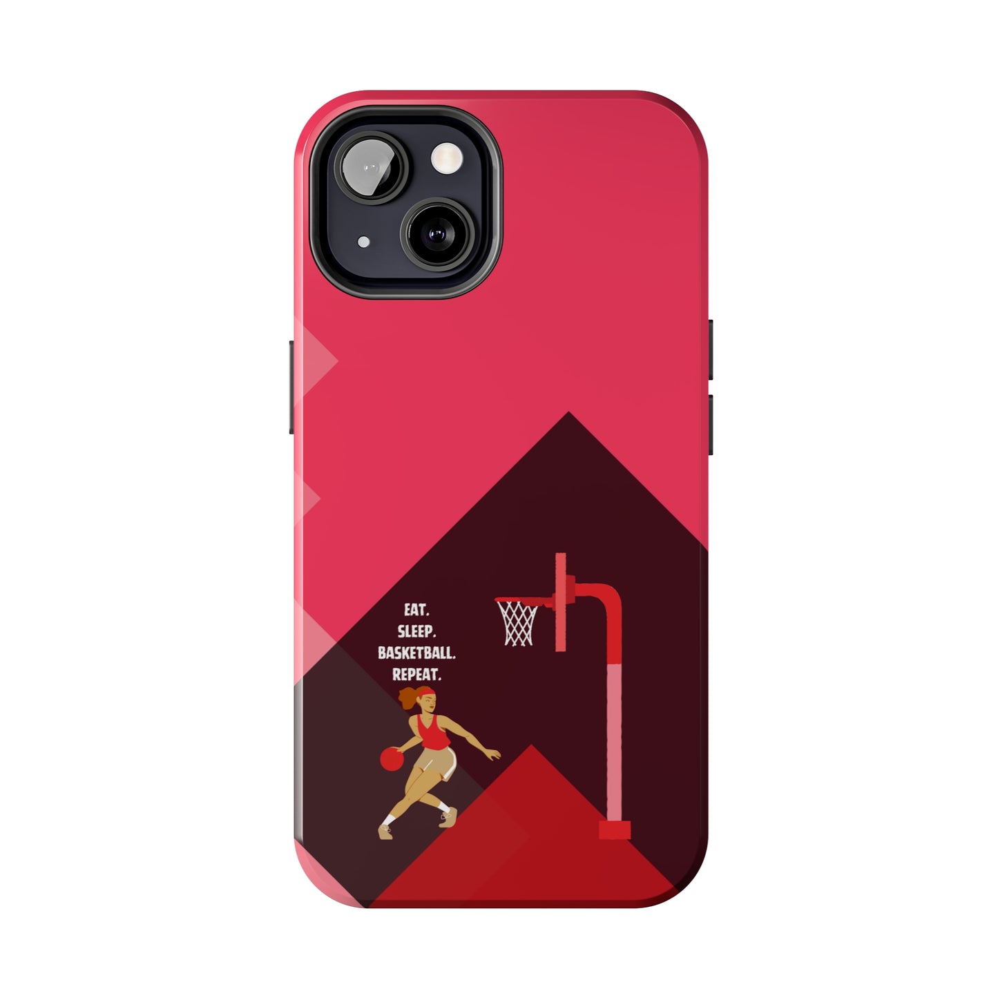 Red Basketball Girl | Mostly iPhone Cases | MIC