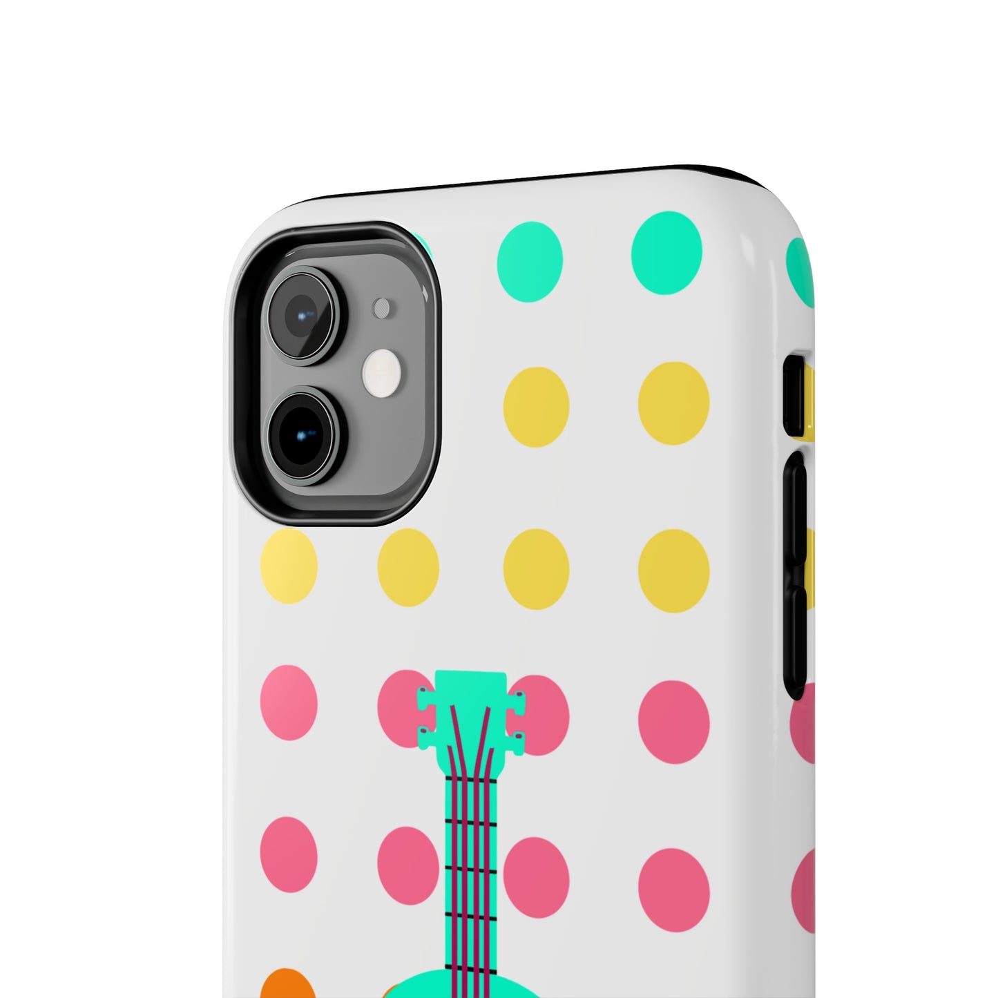 Guitar on Candy Buttons | Mostly iPhone Cases | MIC