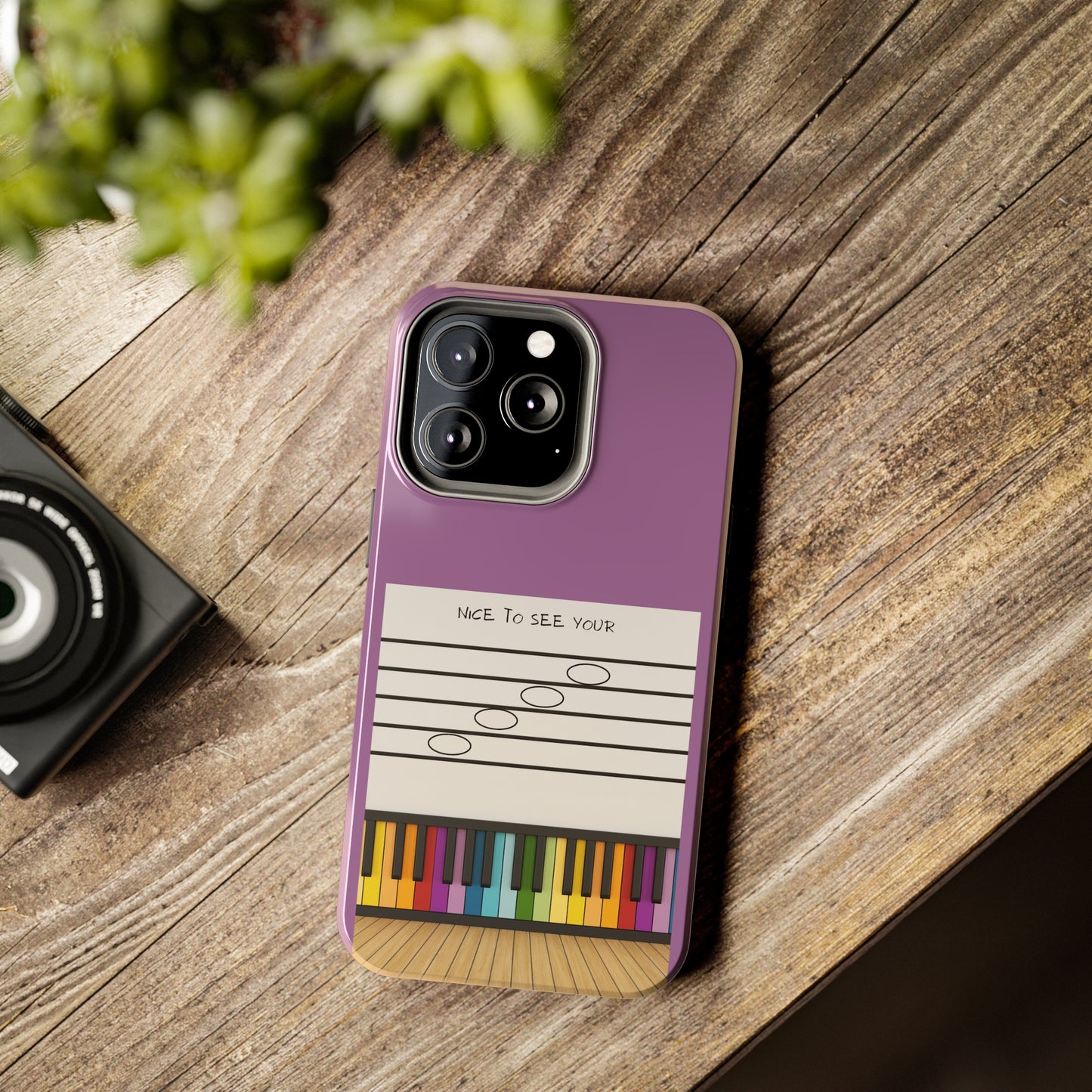 Purple Nice To See Your Face | Mostly iPhone Cases | MIC