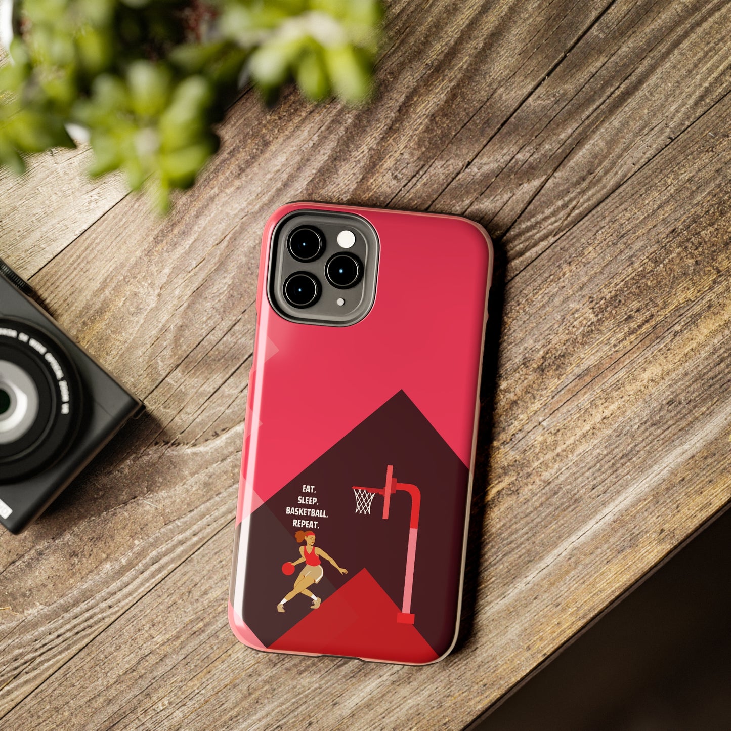 Red Basketball Girl | Mostly iPhone Cases | MIC