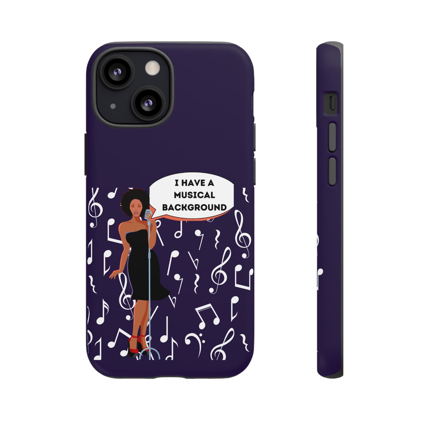 Lady Singer With Musical Background | Mostly Android Cases | MAC