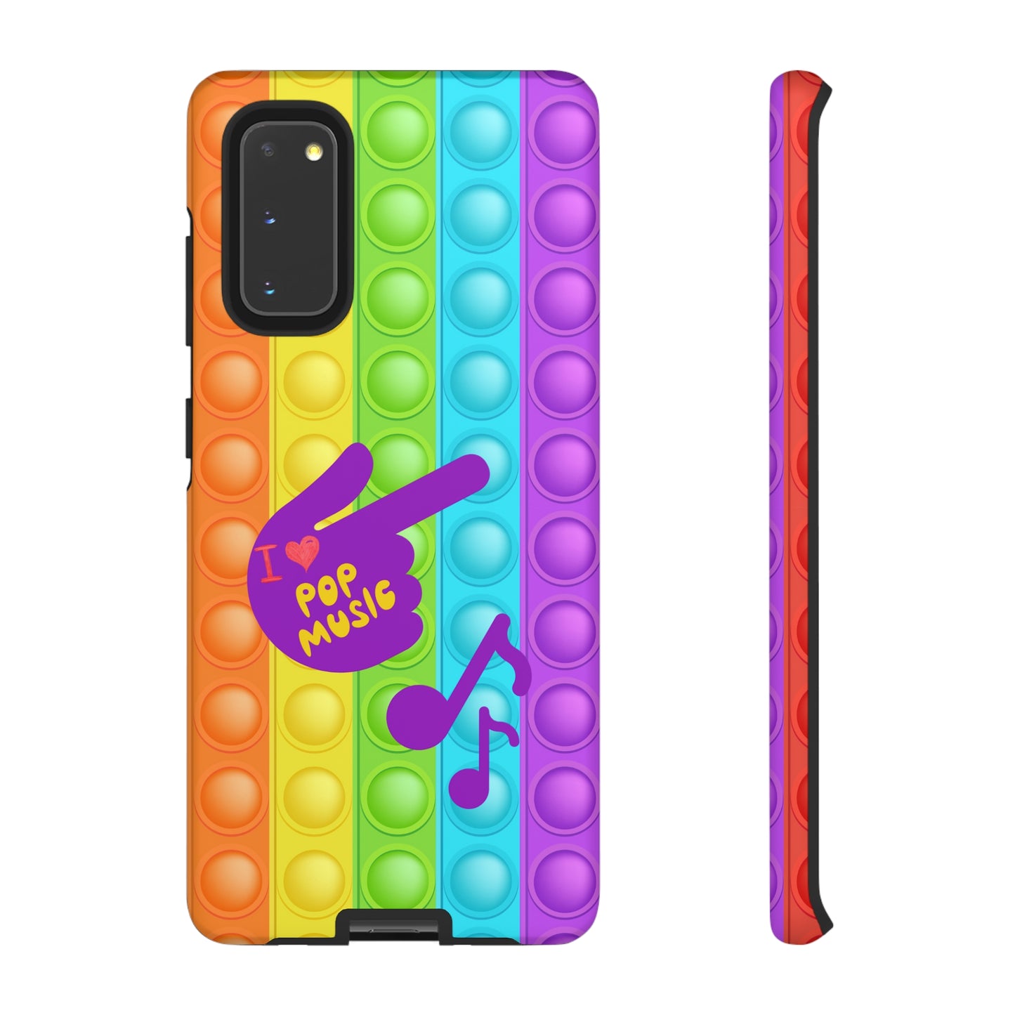 I Love Pop Music | Mostly Android Cases | MAC (not an actual pop it game)