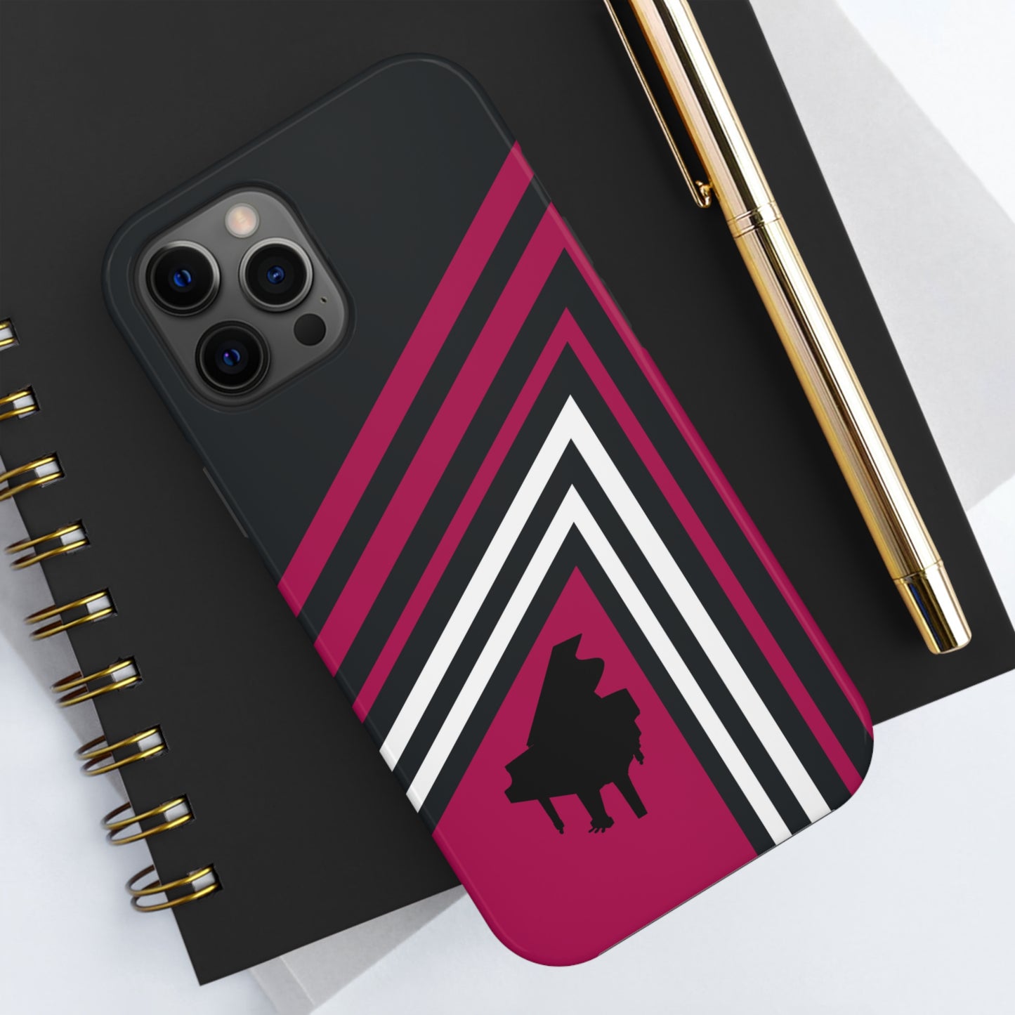 Triangle Stripe Piano Design | Mostly iPhone Cases | MIC