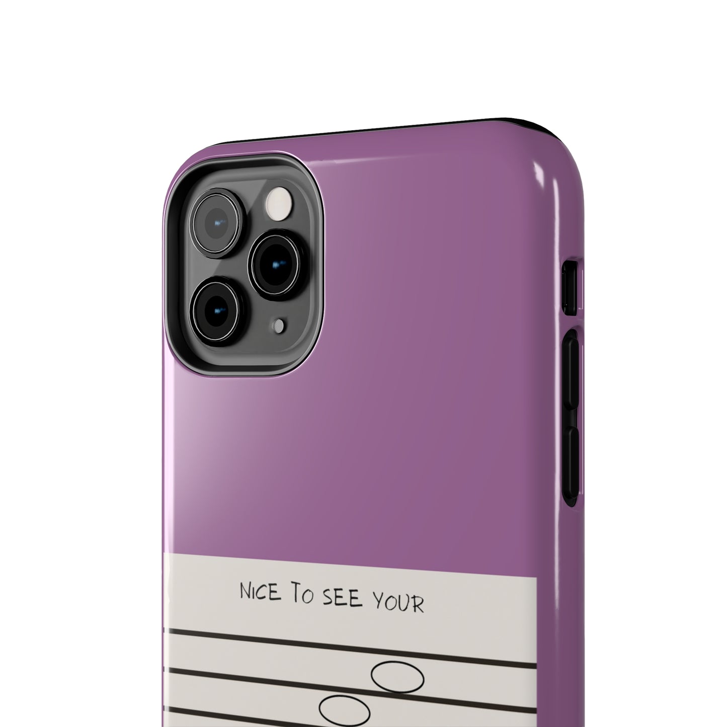 Purple Nice To See Your Face | Mostly iPhone Cases | MIC