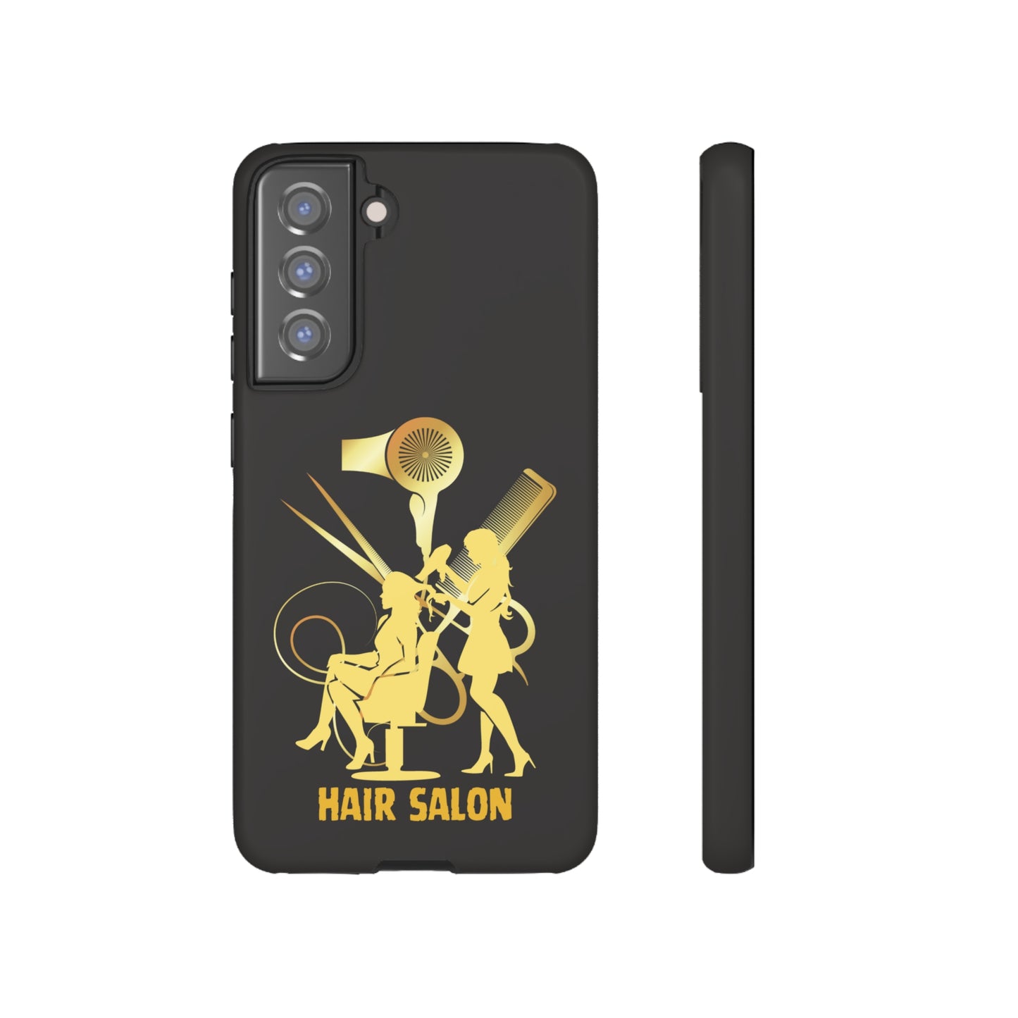 Black and Gold Hair Salon | Mostly Android Phone Cases | MAC