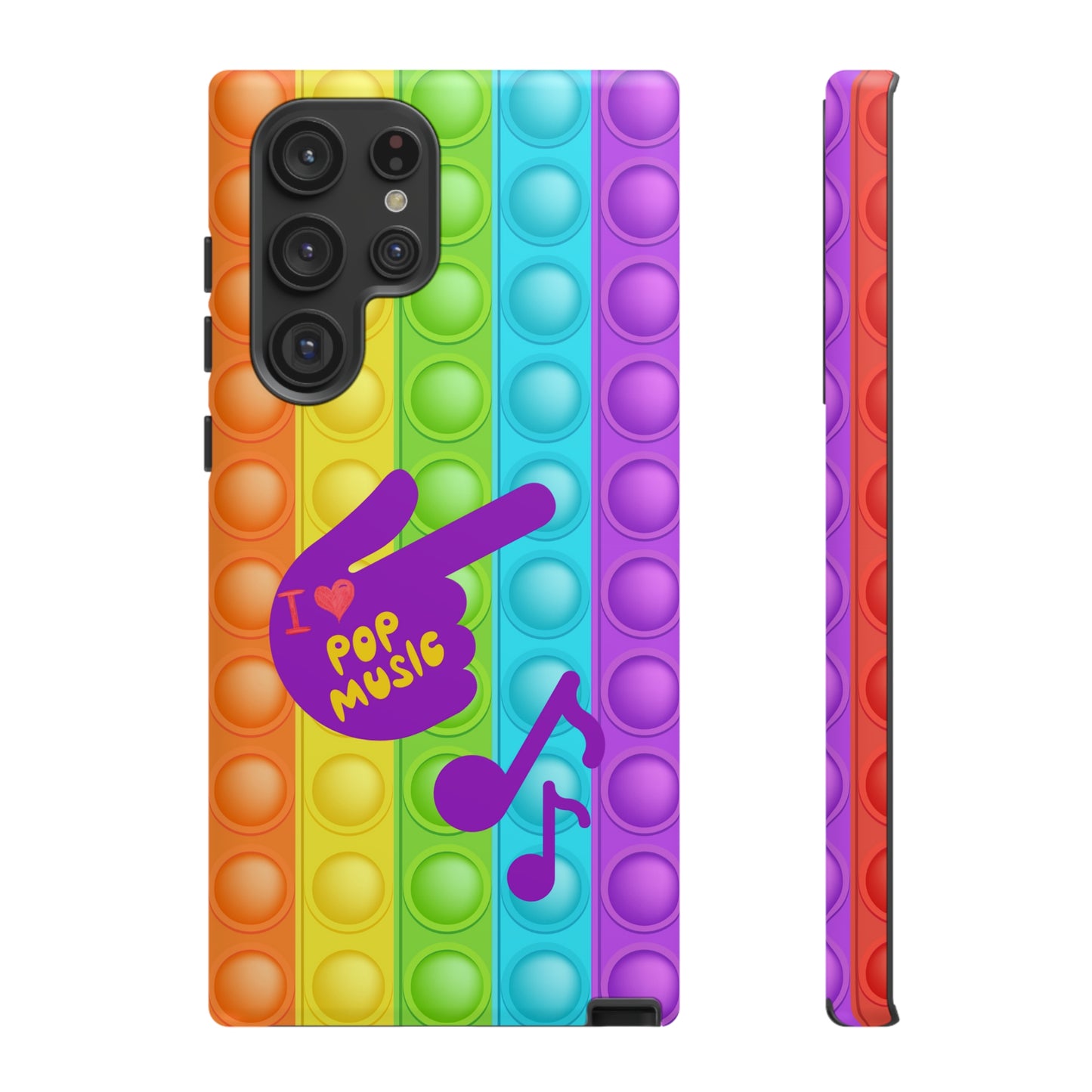 I Love Pop Music | Mostly Android Cases | MAC (not an actual pop it game)