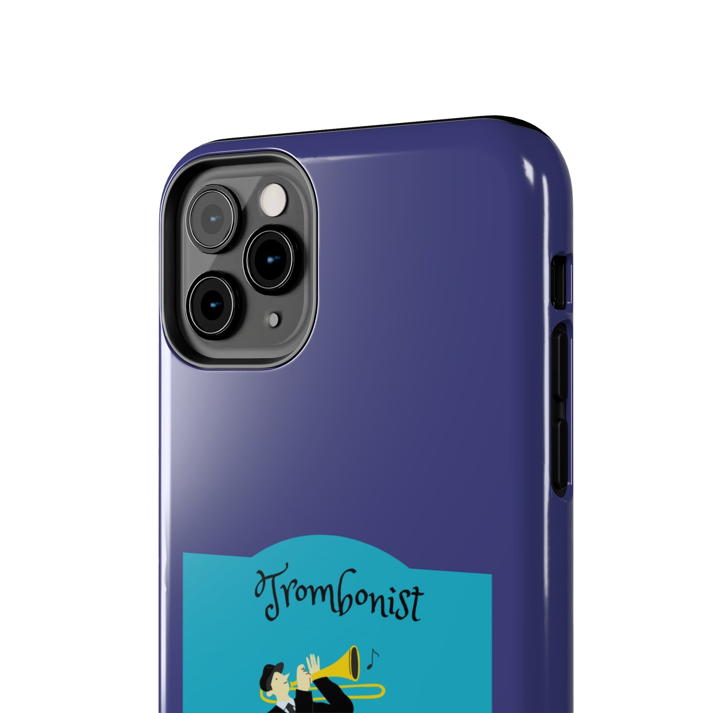 Blue Trombone Man | Mostly iPhone Cases | MIC