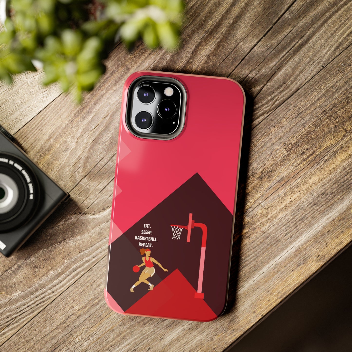 Red Basketball Girl | Mostly iPhone Cases | MIC