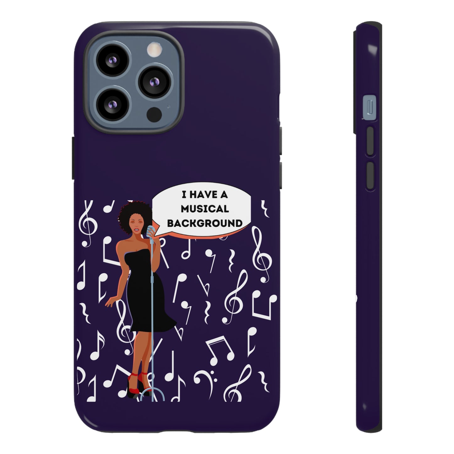 Lady Singer With Musical Background | Mostly Android Cases | MAC