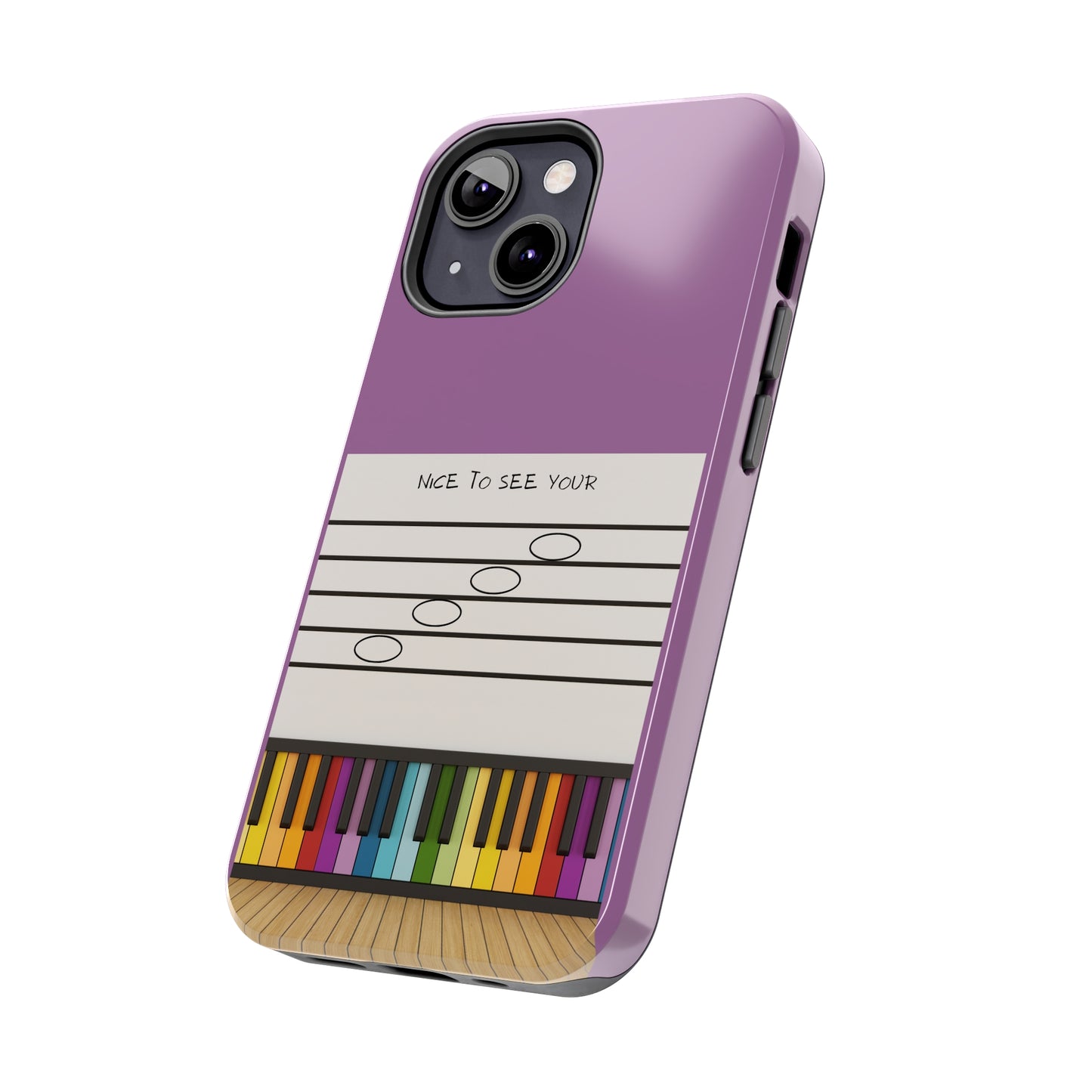 Purple Nice To See Your Face | Mostly iPhone Cases | MIC