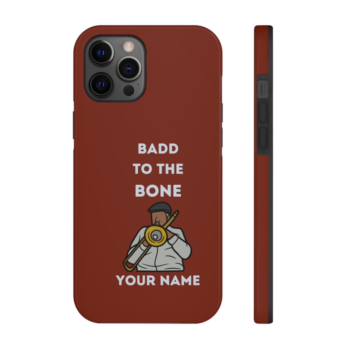 Badd to the Bone Trombone Man Phone Case | Mostly iPhone Cases | MIC