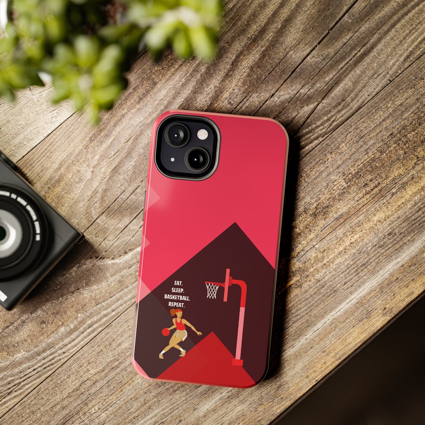 Red Basketball Girl | Mostly iPhone Cases | MIC