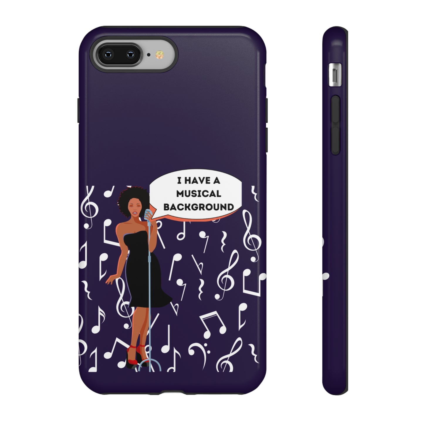 Lady Singer With Musical Background | Mostly Android Cases | MAC