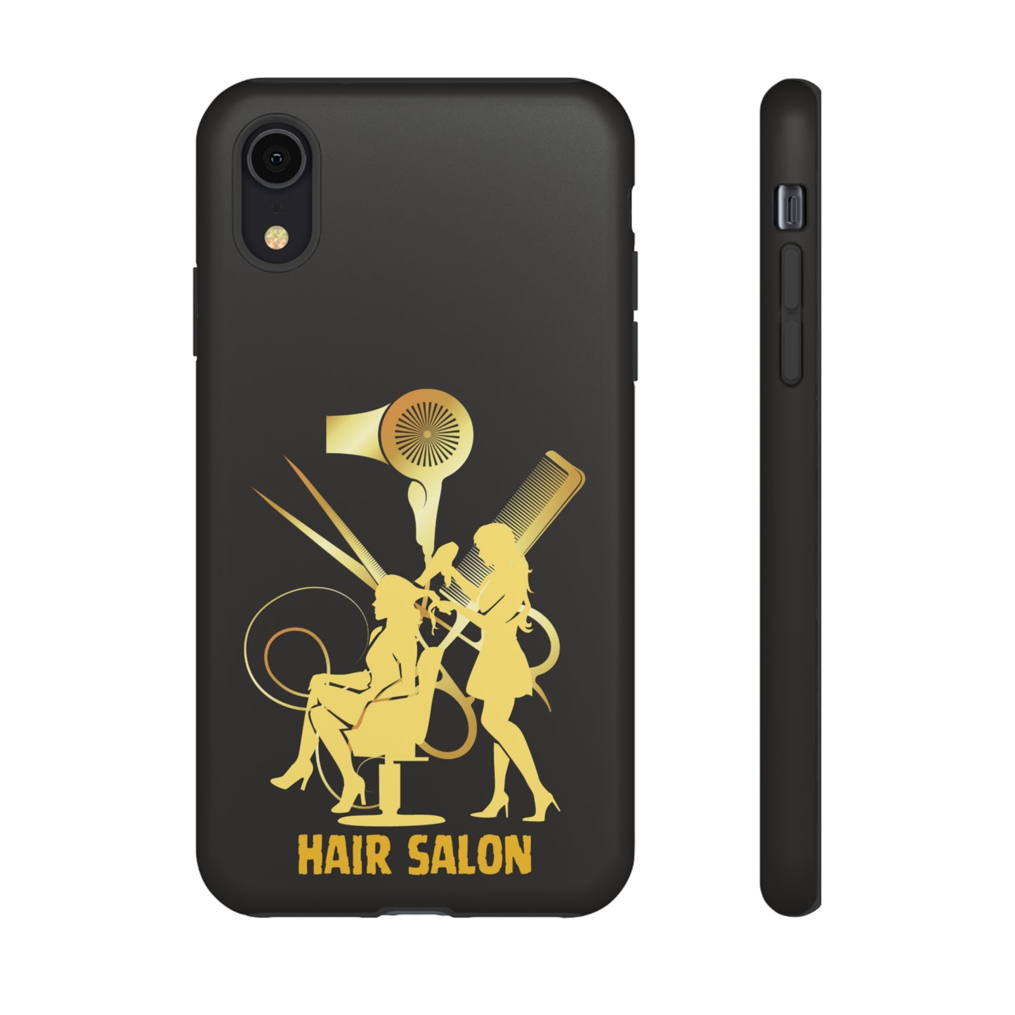 Black and Gold Hair Salon | Mostly Android Phone Cases | MAC