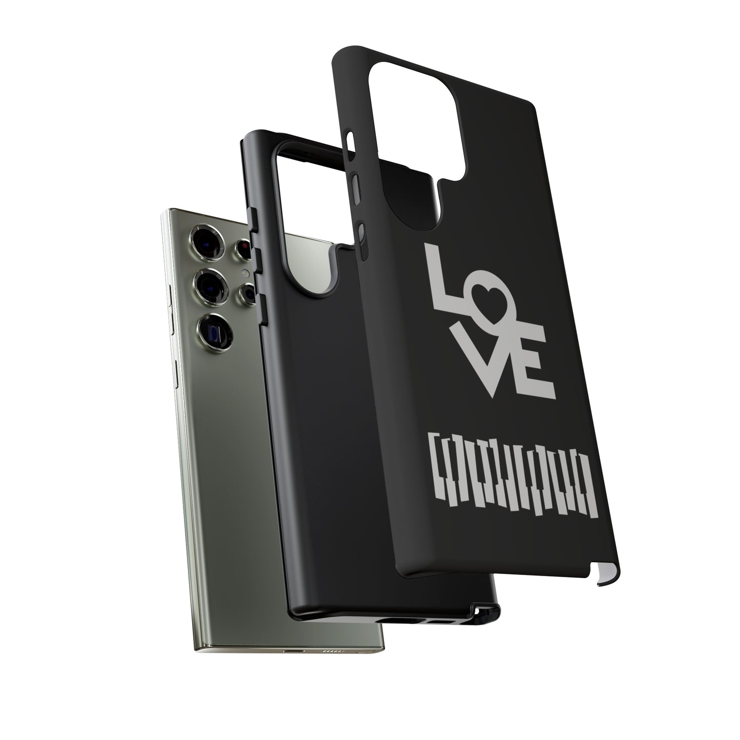 Black Piano Love | Mostly Android Cases | MAC