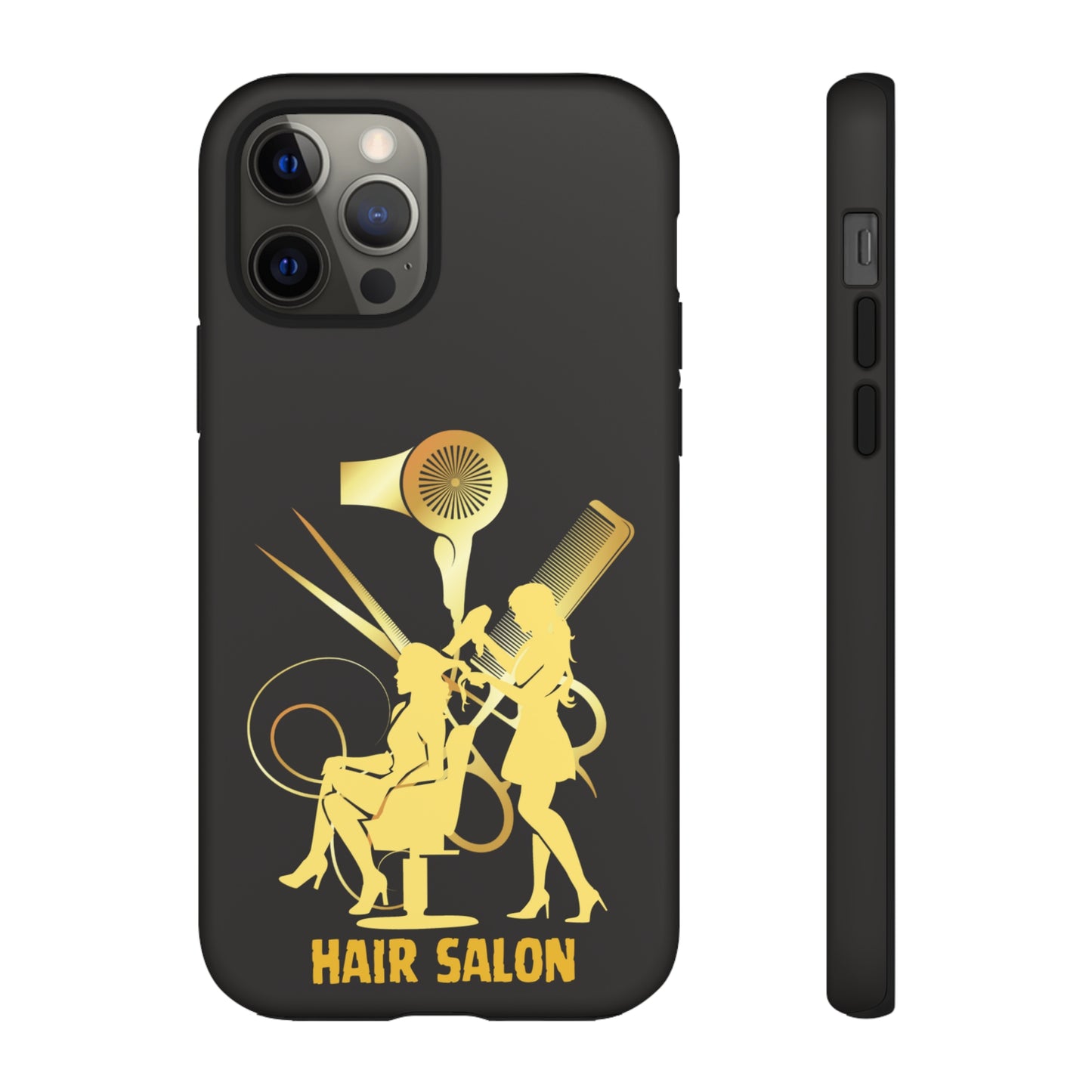 Black and Gold Hair Salon | Mostly Android Phone Cases | MAC