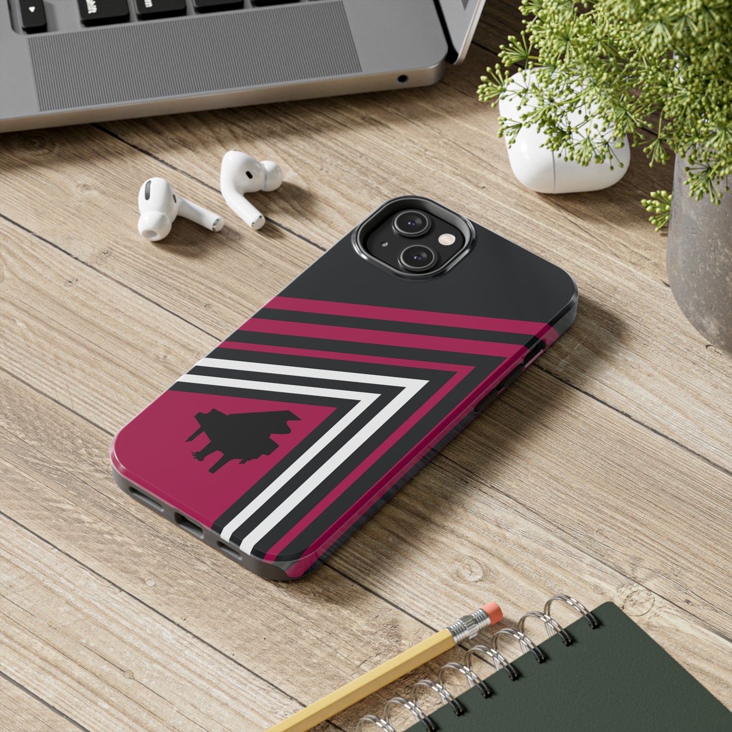 Triangle Stripe Piano Design | Mostly iPhone Cases | MIC