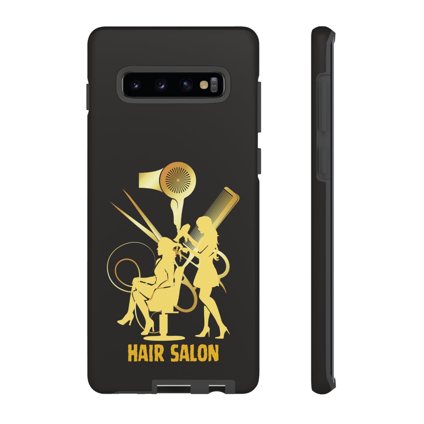 Black and Gold Hair Salon | Mostly Android Phone Cases | MAC