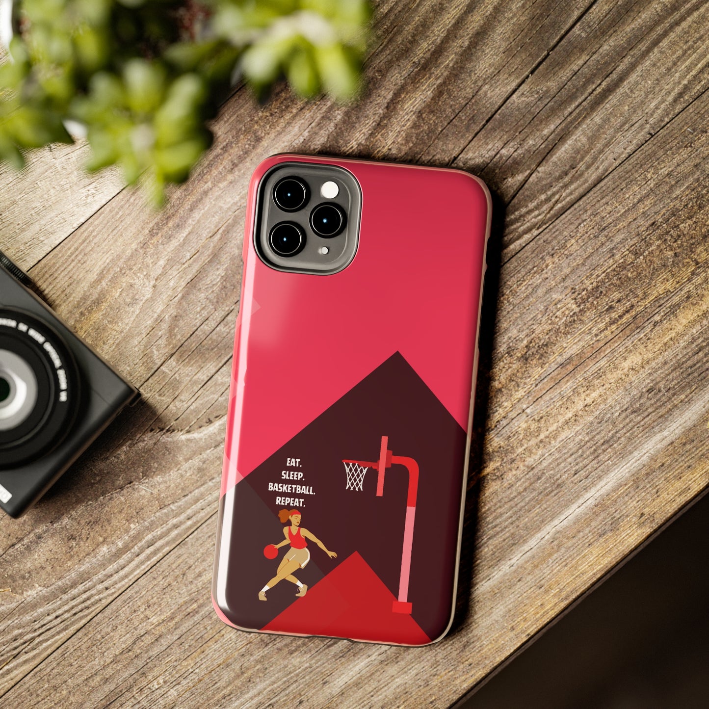 Red Basketball Girl | Mostly iPhone Cases | MIC