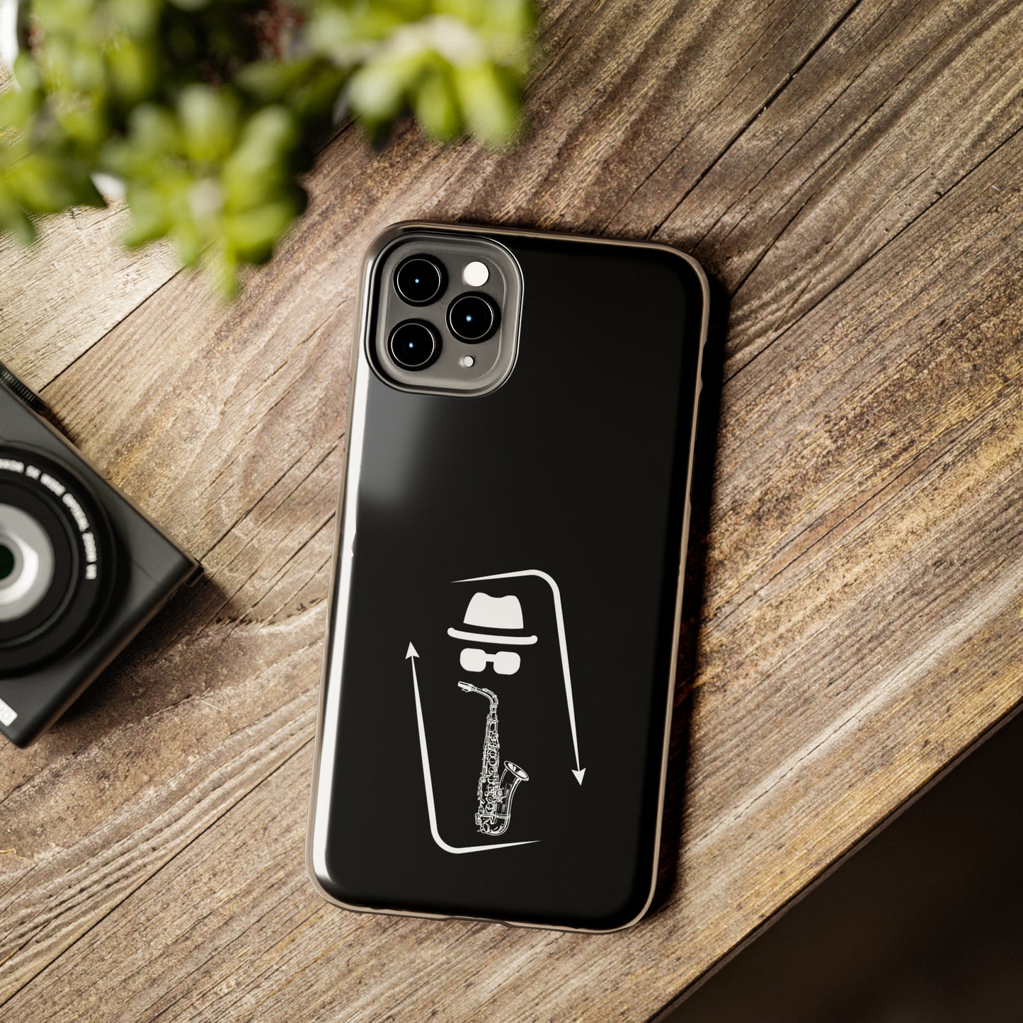 Mysterious Saxophone Man | Mostly iPhone Cases | MIC