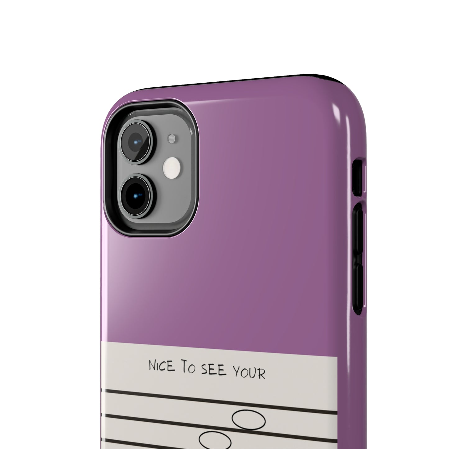 Purple Nice To See Your Face | Mostly iPhone Cases | MIC