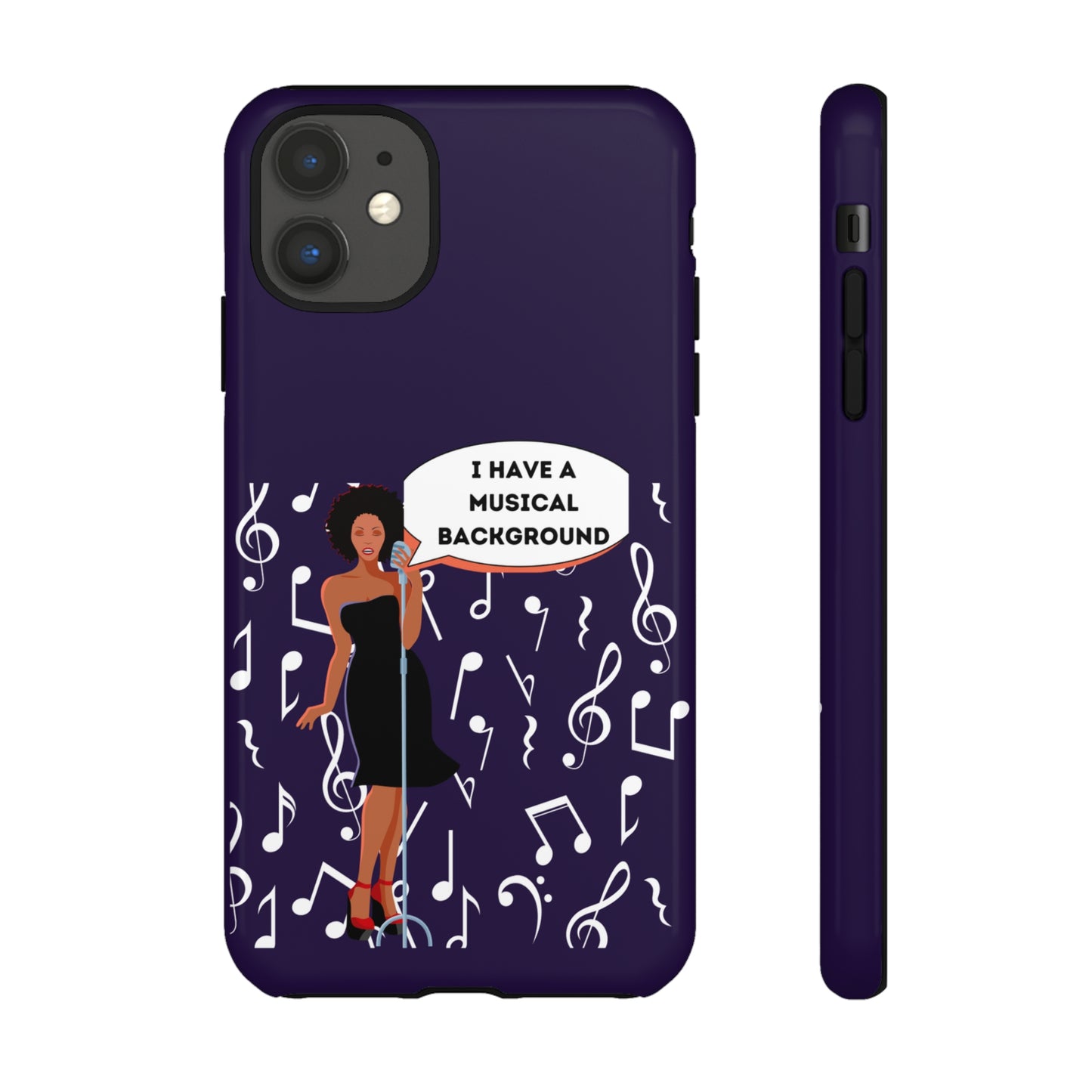 Lady Singer With Musical Background | Mostly Android Cases | MAC