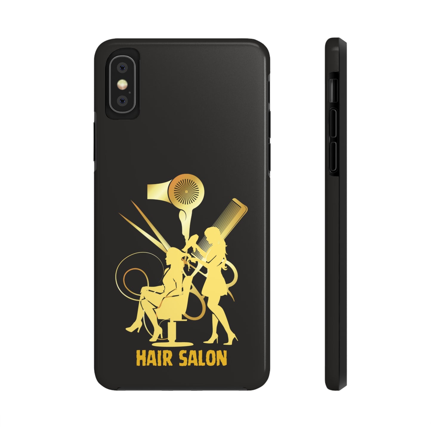 Black and Gold Hair Salon | Mostly iPhone Cases | MIC