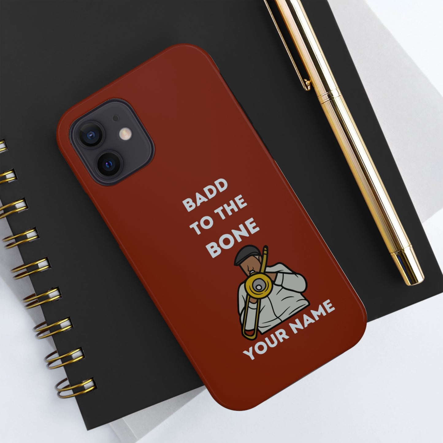 Badd to the Bone Trombone Man Phone Case | Mostly iPhone Cases | MIC