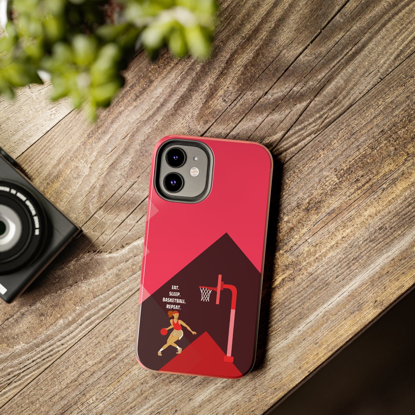 Red Basketball Girl | Mostly iPhone Cases | MIC