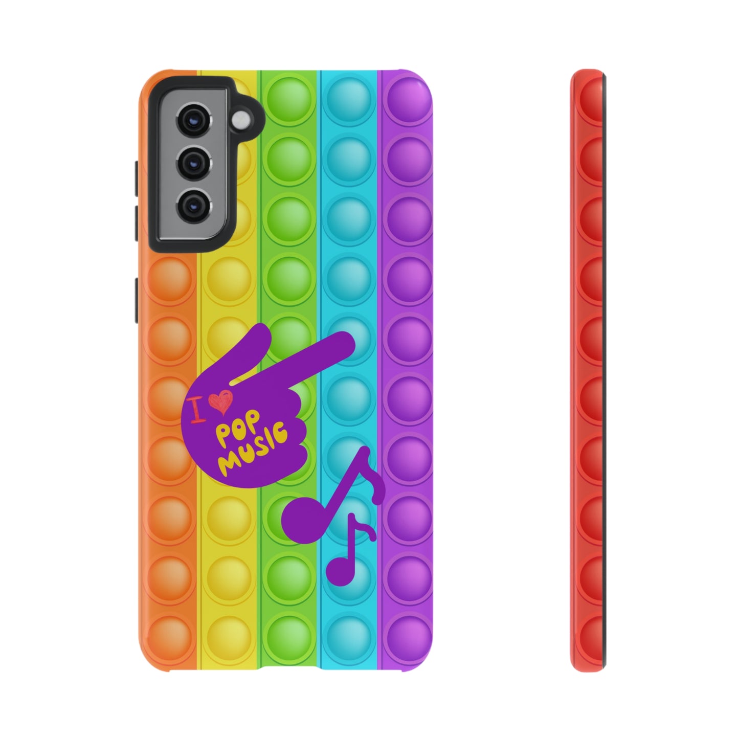 I Love Pop Music | Mostly Android Cases | MAC (not an actual pop it game)