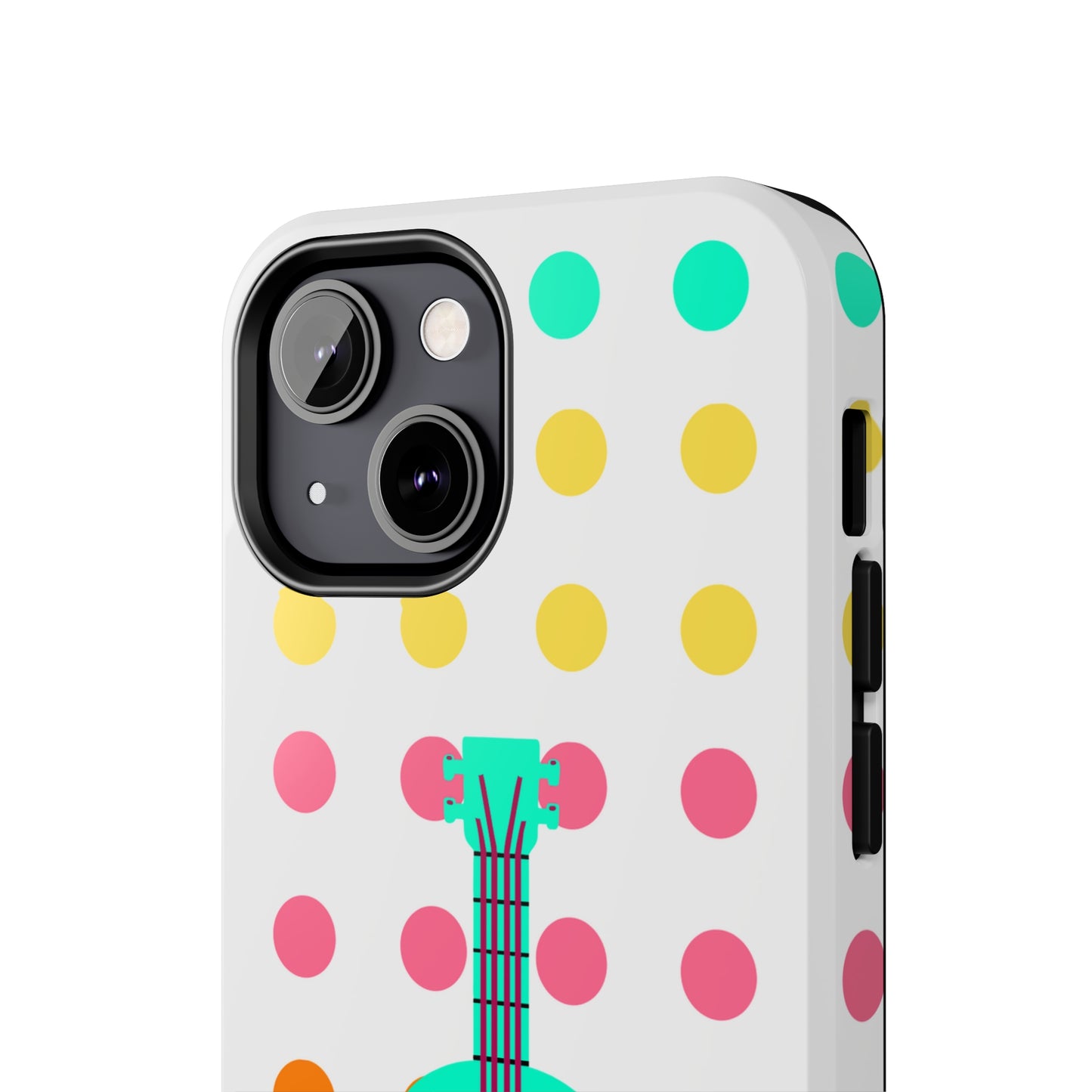 Guitar on Candy Buttons | Mostly iPhone Cases | MIC