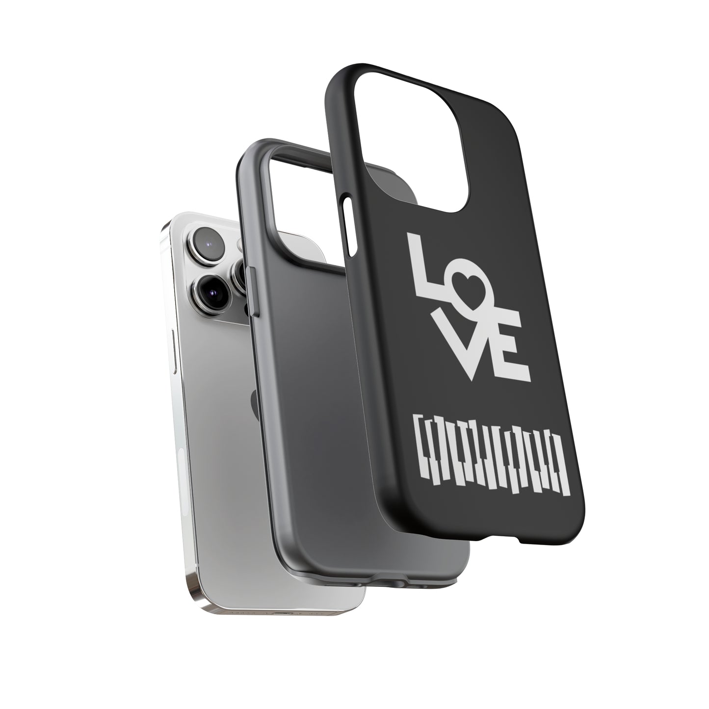 Black Piano Love | Mostly Android Cases | MAC