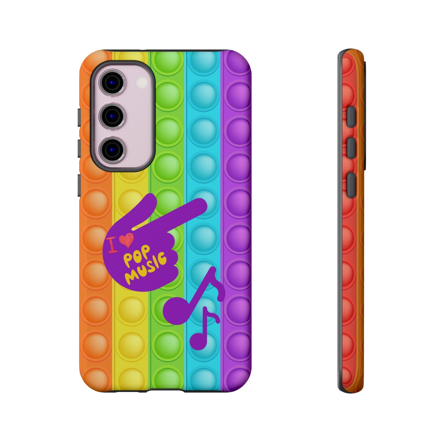 I Love Pop Music | Mostly Android Cases | MAC (not an actual pop it game)