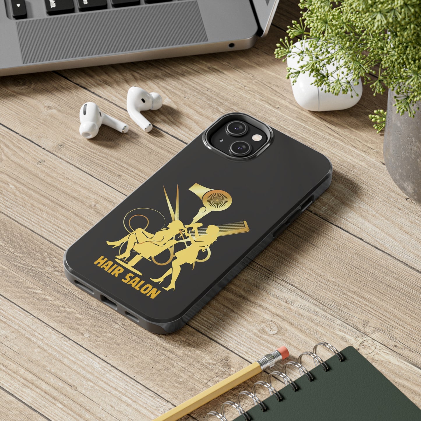 Black and Gold Hair Salon | Mostly iPhone Cases | MIC