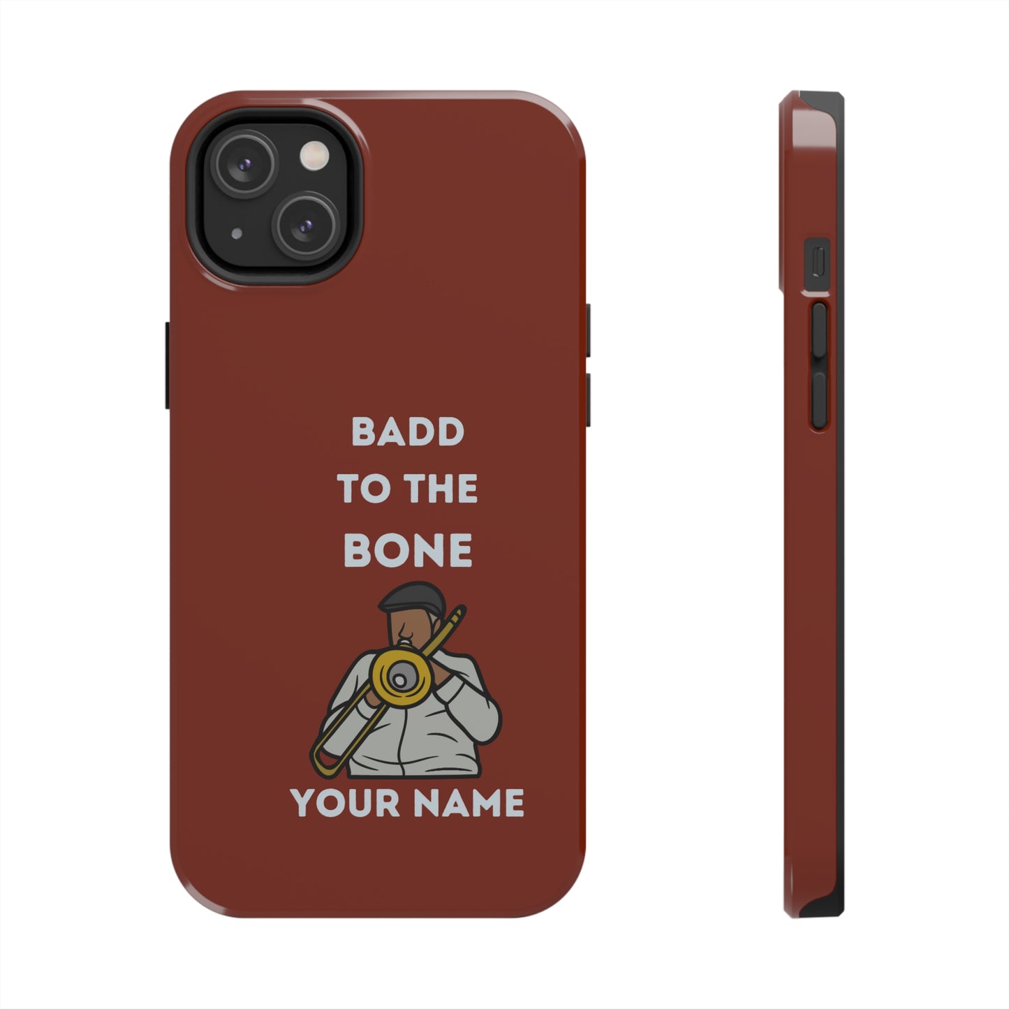 Badd to the Bone Trombone Man Phone Case | Mostly iPhone Cases | MIC