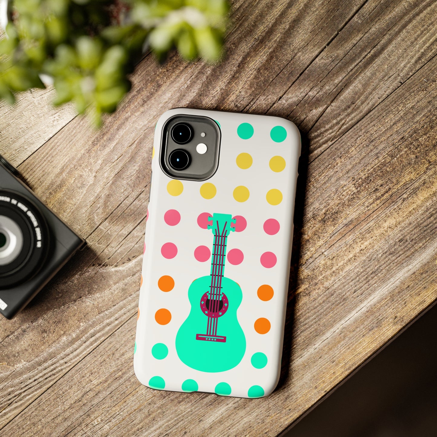 Guitar on Candy Buttons | Mostly iPhone Cases | MIC