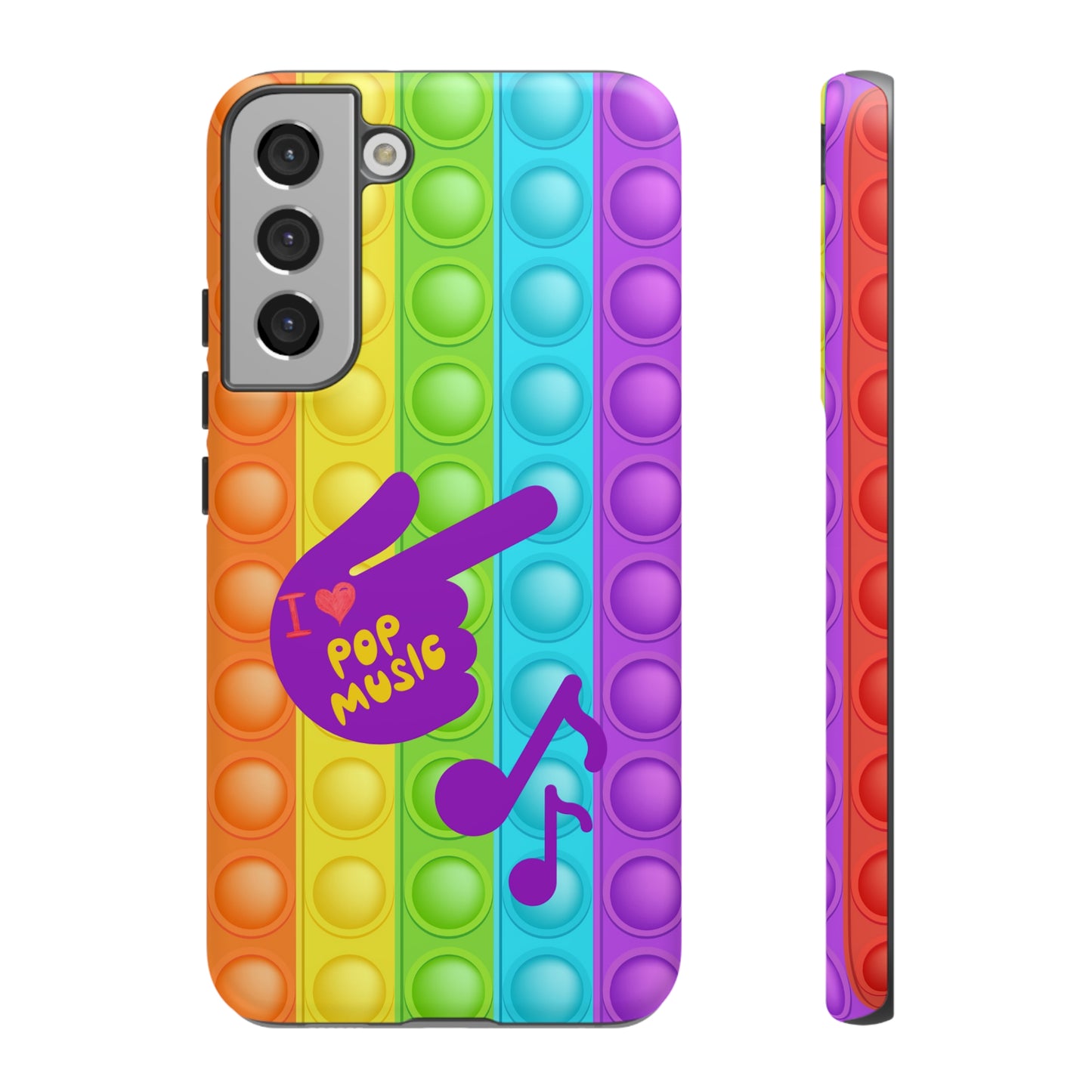 I Love Pop Music | Mostly Android Cases | MAC (not an actual pop it game)