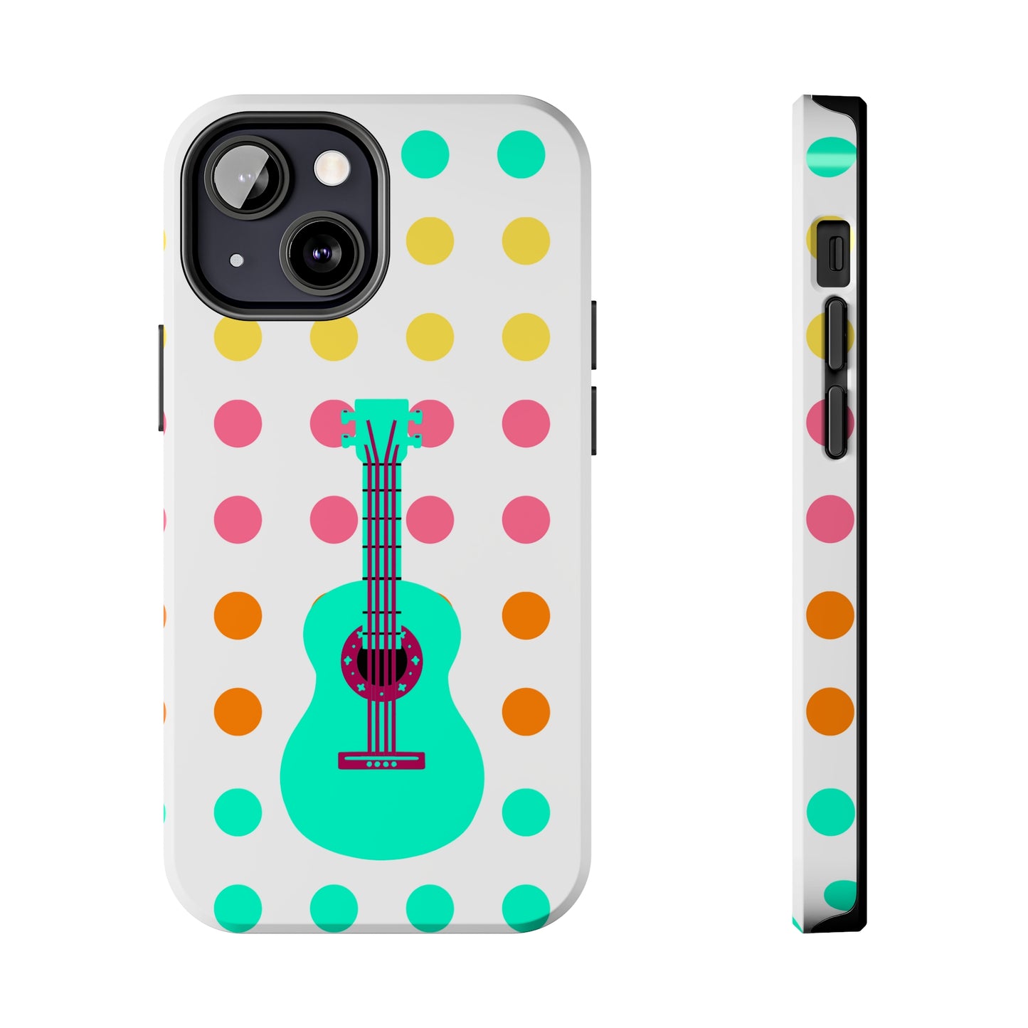 Guitar on Candy Buttons | Mostly iPhone Cases | MIC