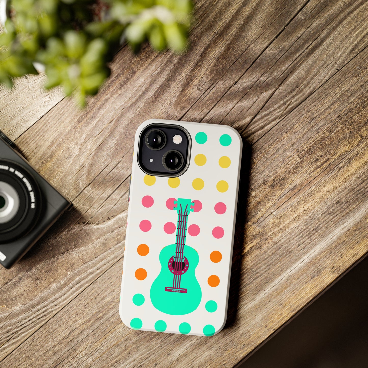 Guitar on Candy Buttons | Mostly iPhone Cases | MIC