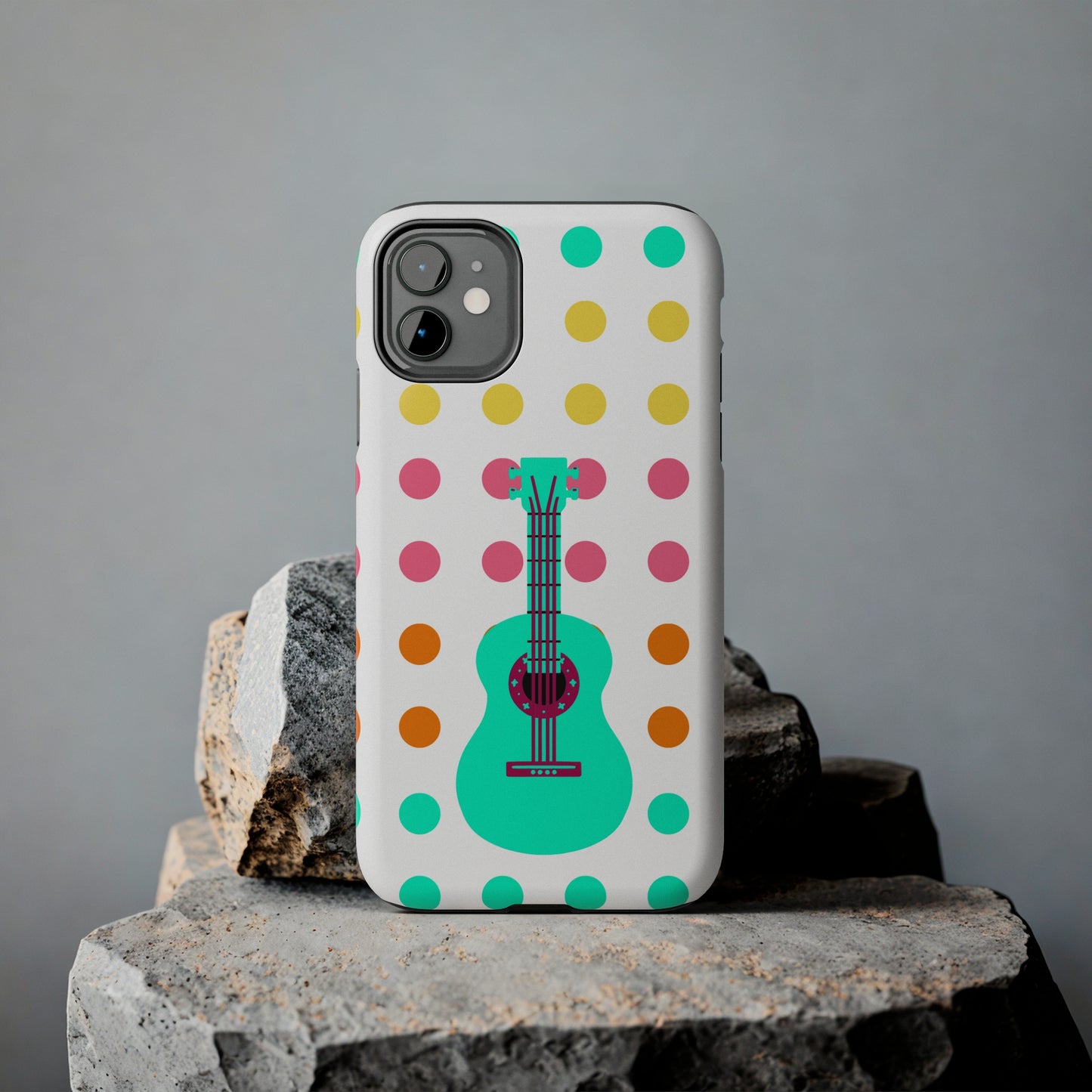 Guitar on Candy Buttons | Mostly iPhone Cases | MIC