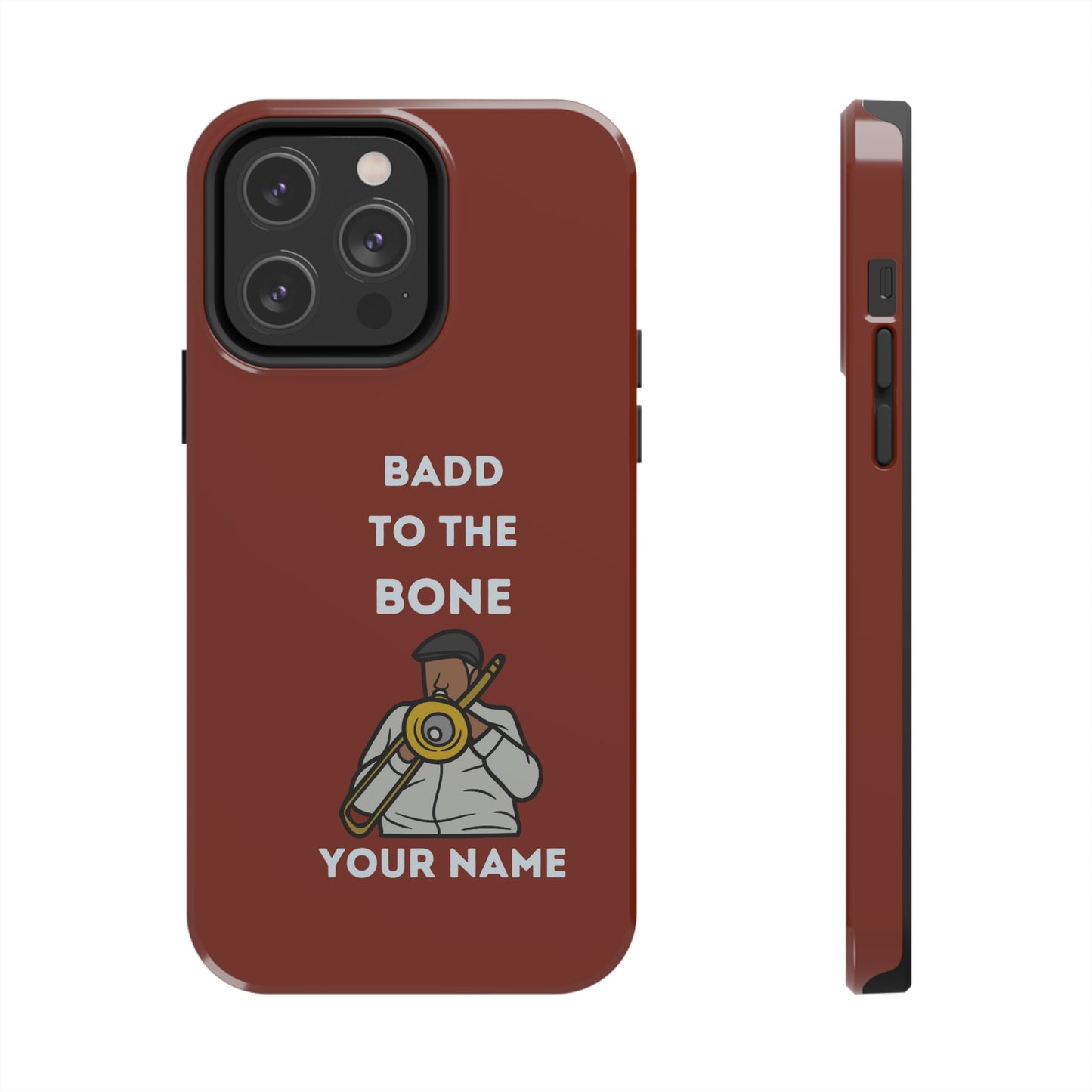 Badd to the Bone Trombone Man Phone Case | Mostly iPhone Cases | MIC