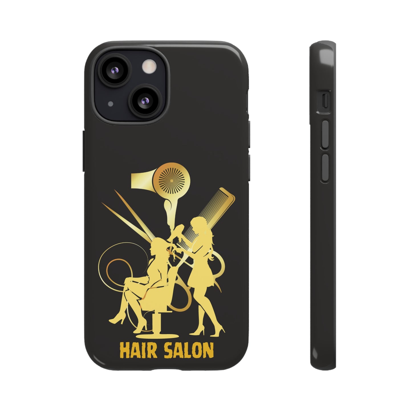 Black and Gold Hair Salon | Mostly Android Phone Cases | MAC