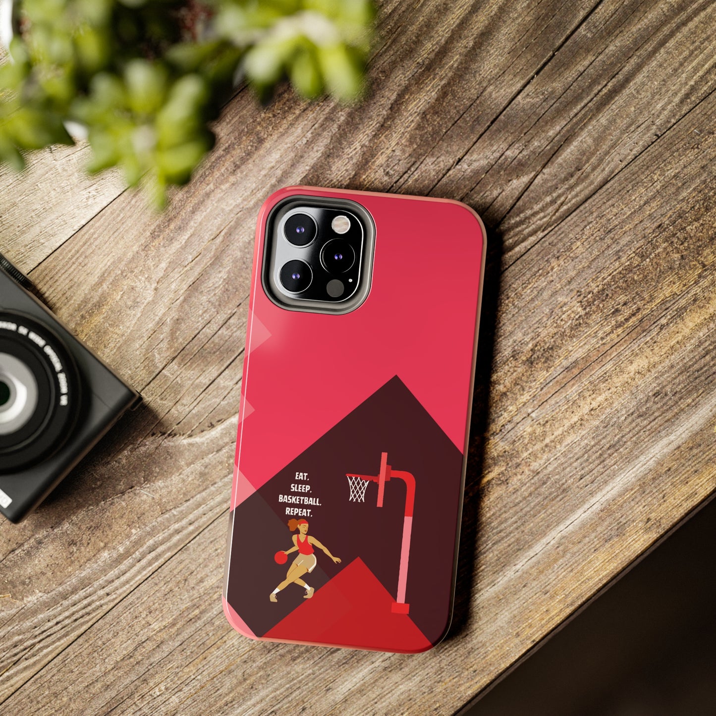 Red Basketball Girl | Mostly iPhone Cases | MIC