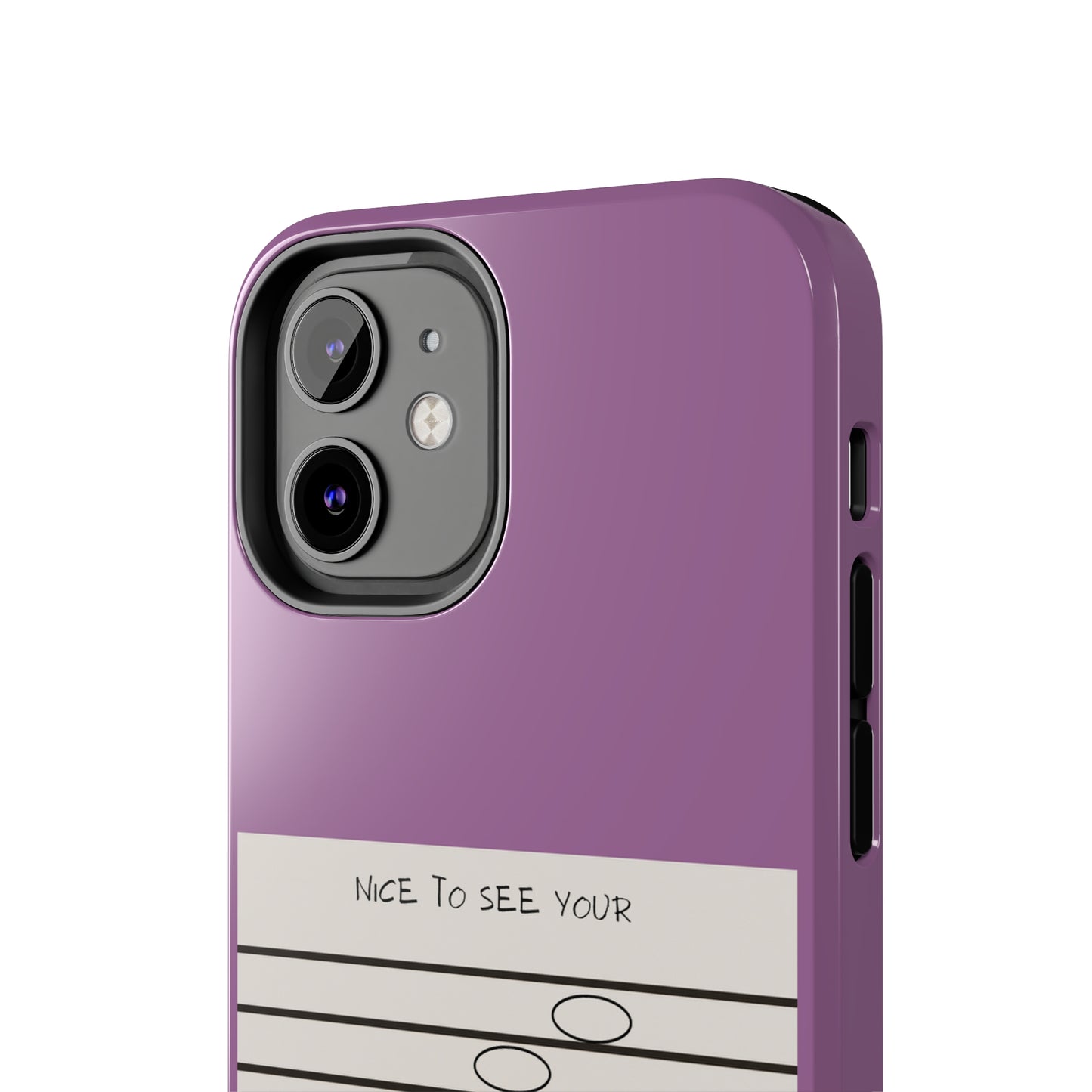 Purple Nice To See Your Face | Mostly iPhone Cases | MIC